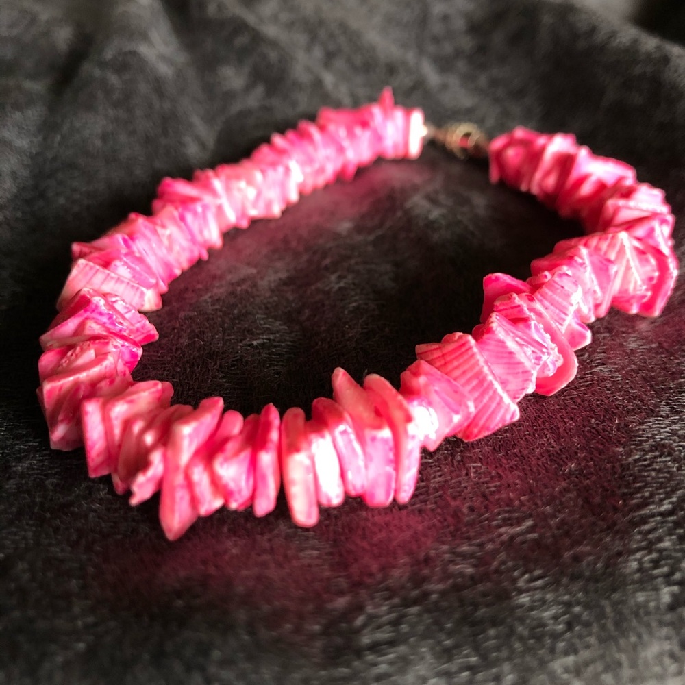 Pink Shell Bracelet
